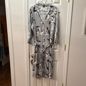 Floral Striped Dress